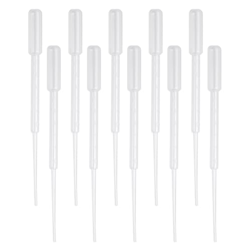 プラスチック移送ピペット 10個 3ml 0.2ml 0.5ml 1ml 2ml 3ml 3ml-L 5ml 使い捨て 安全 スポイトラボ用品 (3ml-L)